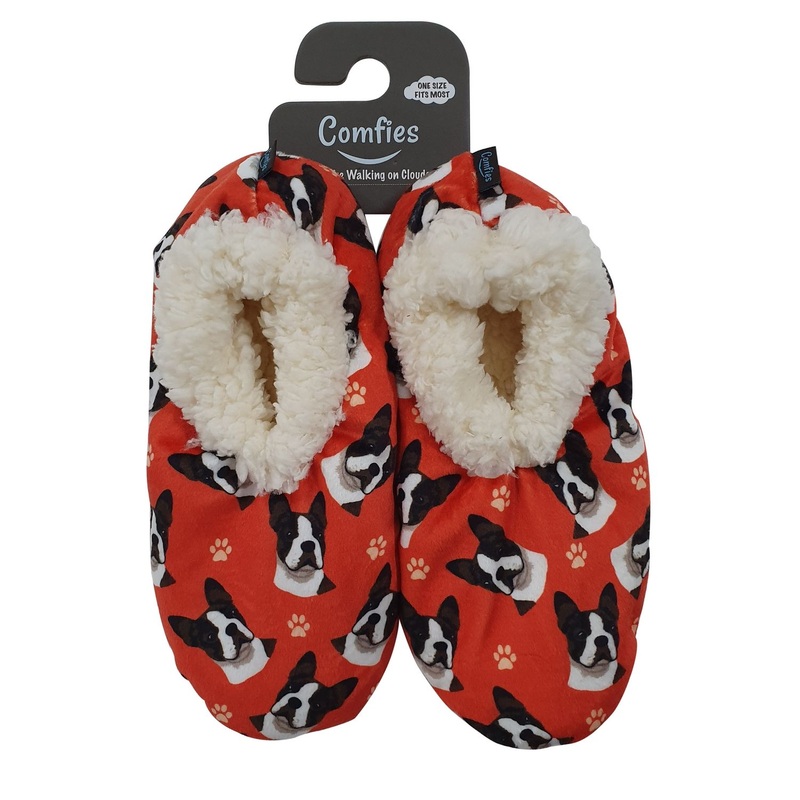 Boston Terrier Slippers – Comfies
