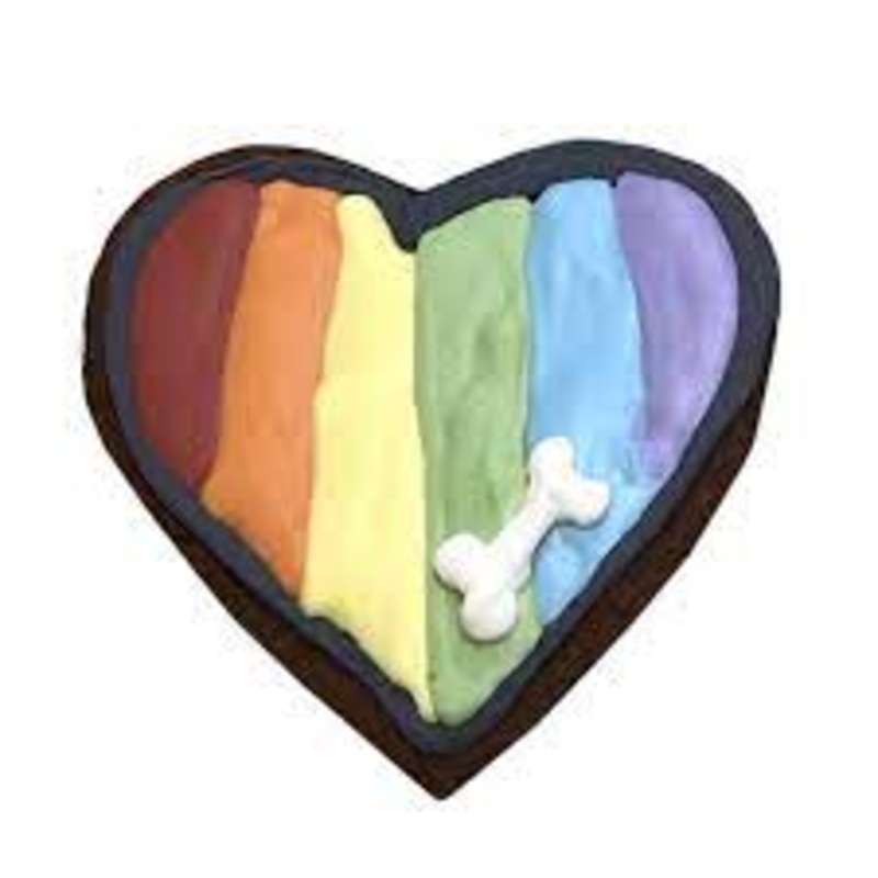 Pride Heart Dog Treats
