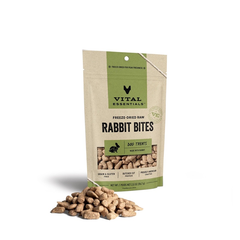 Rabbit Bites Dog Treats by Vital Essentials -Freeze Dried