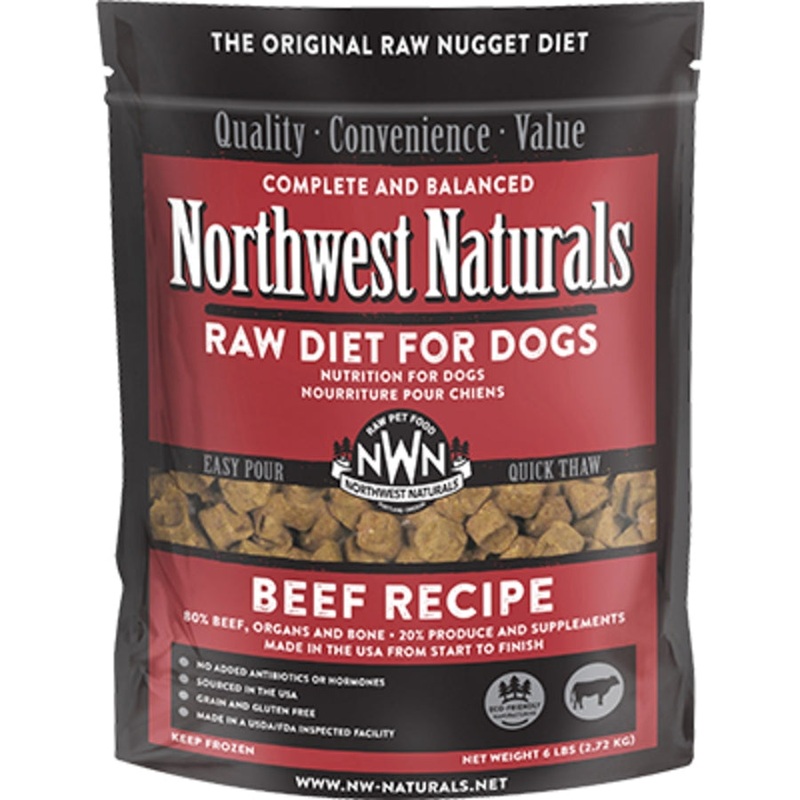 Beef Raw Dog Food by Northwest Naturals  –  No Shipping