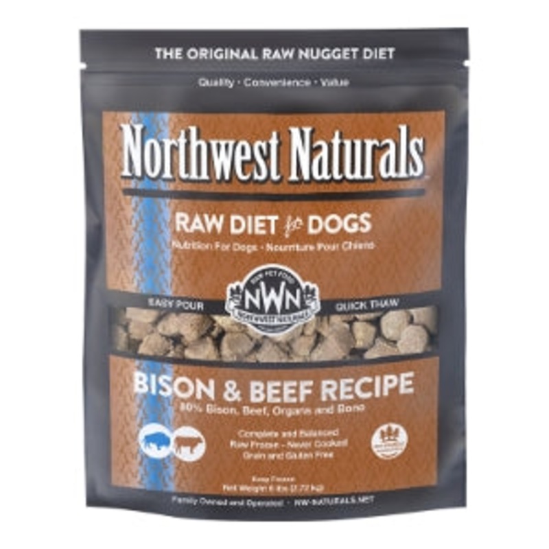 Bison & Beef Raw Dog Food by Northwest Naturals –  No Shipping