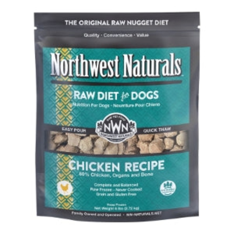 Chicken Raw Dog Food by Northwest Naturals  –  No Shipping