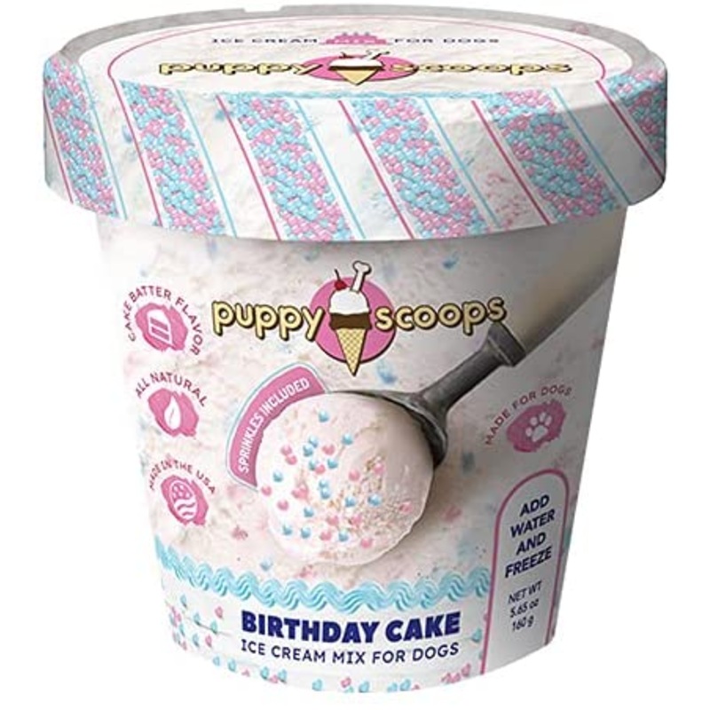 Ice Cream Mix for Dogs – Birthday Cake with Sprinkles