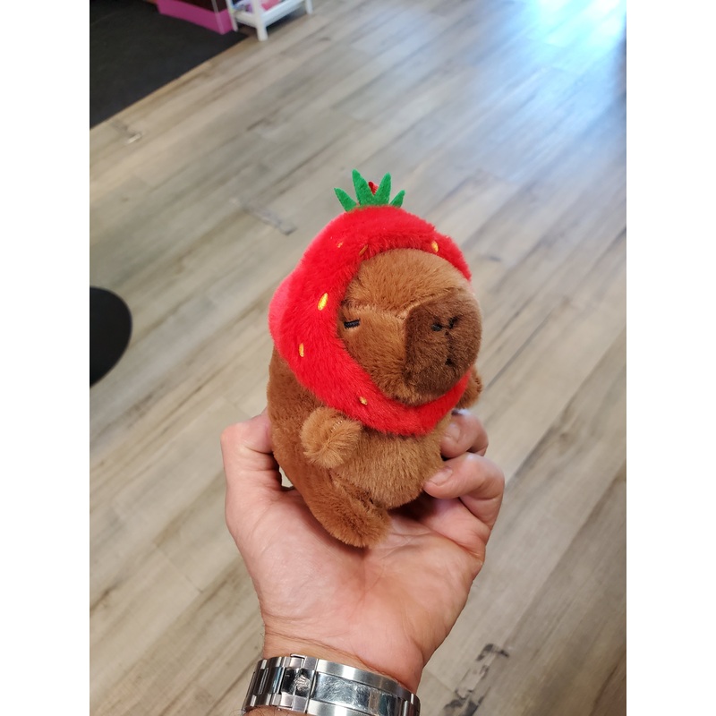 Capybara Stuffed Animal w/keychain