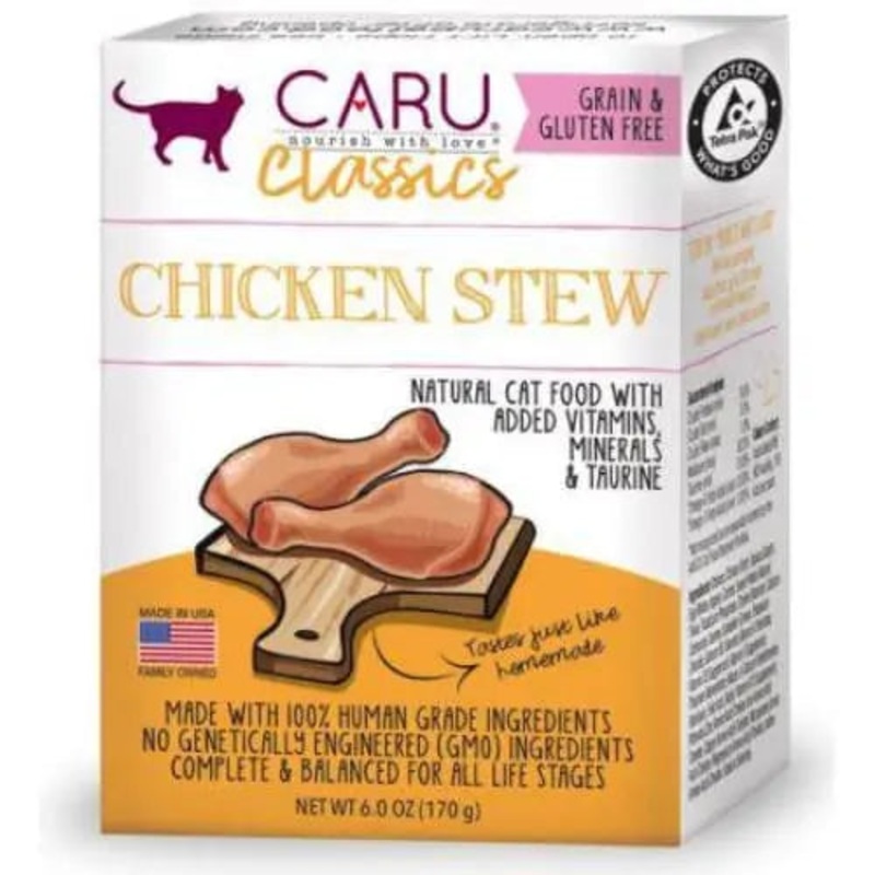 Caru Pet Food Classic Chicken Stew Grain-Free Wet Cat Food