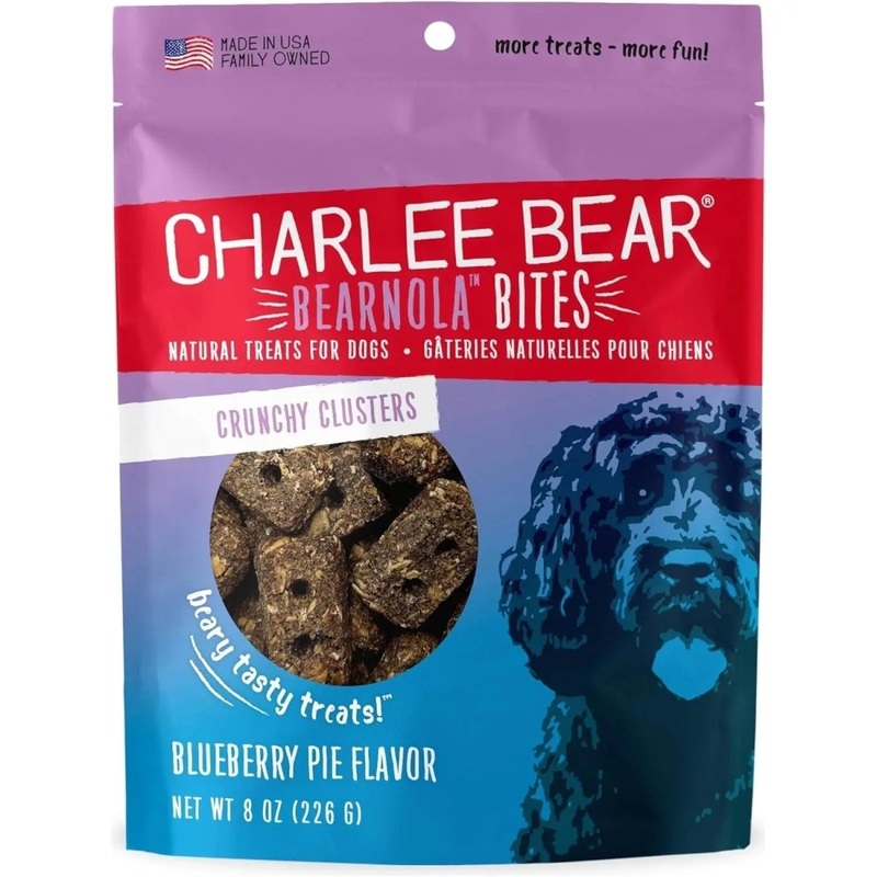 Charlee Bear Bearnola Bites Dog Treats 8oz.