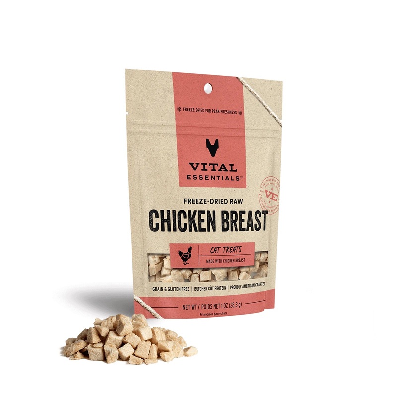 Chicken Breast Cat Treats by Vital Essentials -Freeze Dried