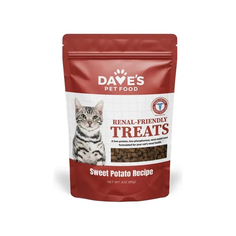 Dave’s Pet Food Renal-Friendly Sweet Potato Grain-Free Soft & Chewy Cat Treats