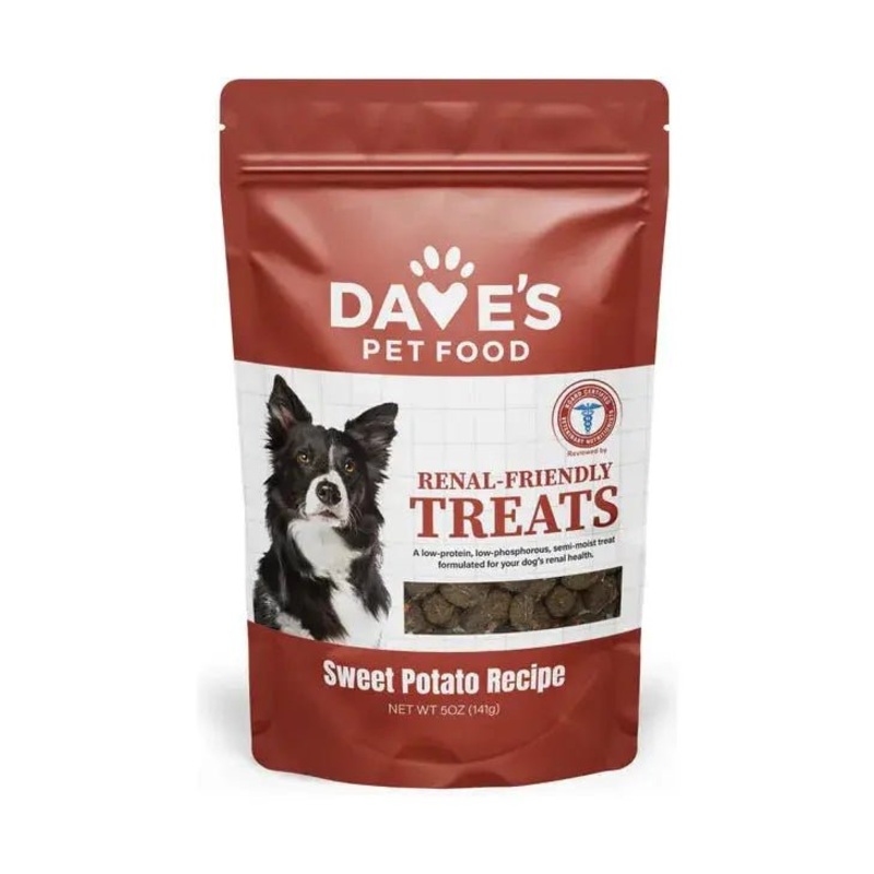 Dave’s Pet Food Renal-Friendly Sweet Potato Grain-Free Soft & Chewy Dog Treats 5oz