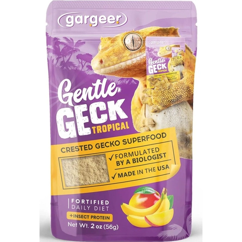 Gargeer Complete Tropical & Insects Protein Diet Crested Gecko Food