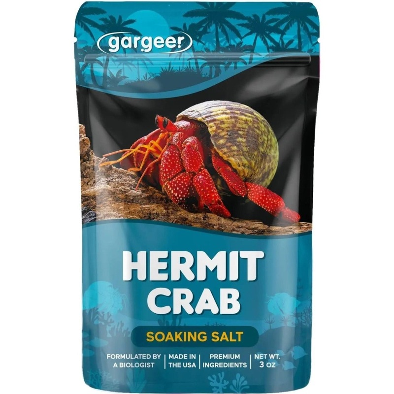 Gargeer Soaking Salt Hermit Crab Supplement 3 oz