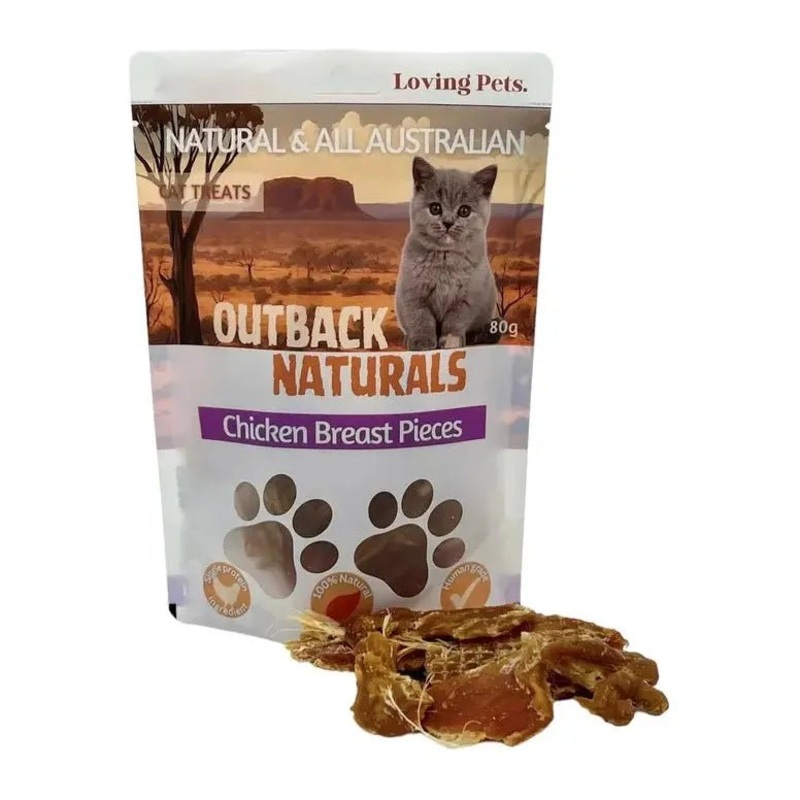 Loving Pets Australia Chicken Breast Pieces Cat Treats 5.64 oz
