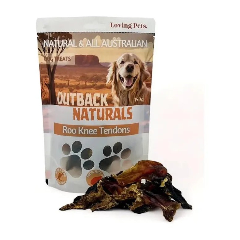 Loving Pets Australia Roo Knee Tendons Dog Treats 5.29 oz