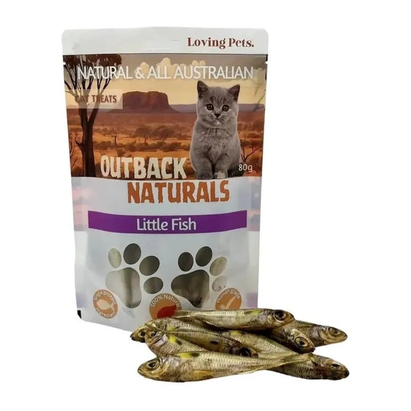 Loving Pets Australia Whole Little Fish Cat Treats 5.64 oz