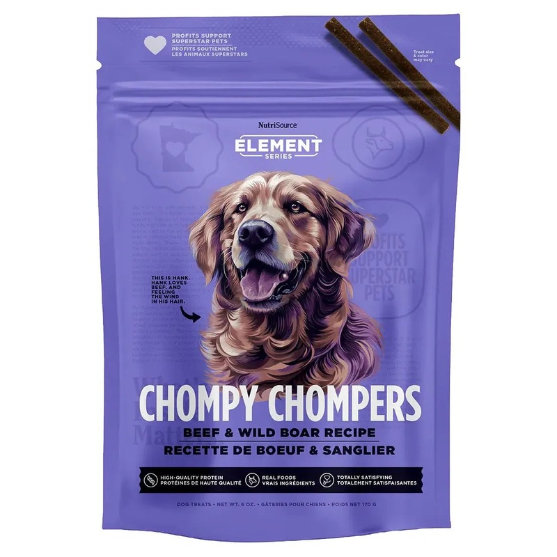 NutriSource Element Series Chompy Chompers Dog Treats 6 oz