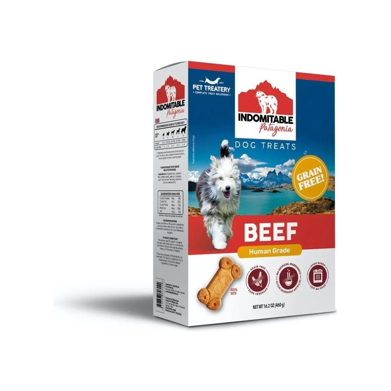 Pet Treatery Indomitable Beef Grain-Free Everyday Dog Biscuits 16.2 oz./460 gm