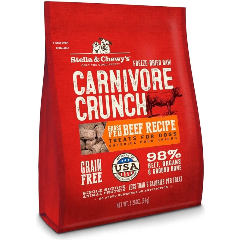 Stella & Chewy’s Carnivore Crunch Freeze Dried Dog Treats 3.25 oz