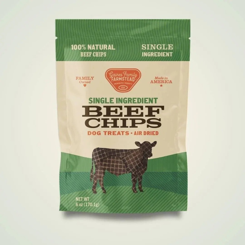 Gaines Family Farmstead Beef Chips Soft & Chewy Dog Treats 6oz