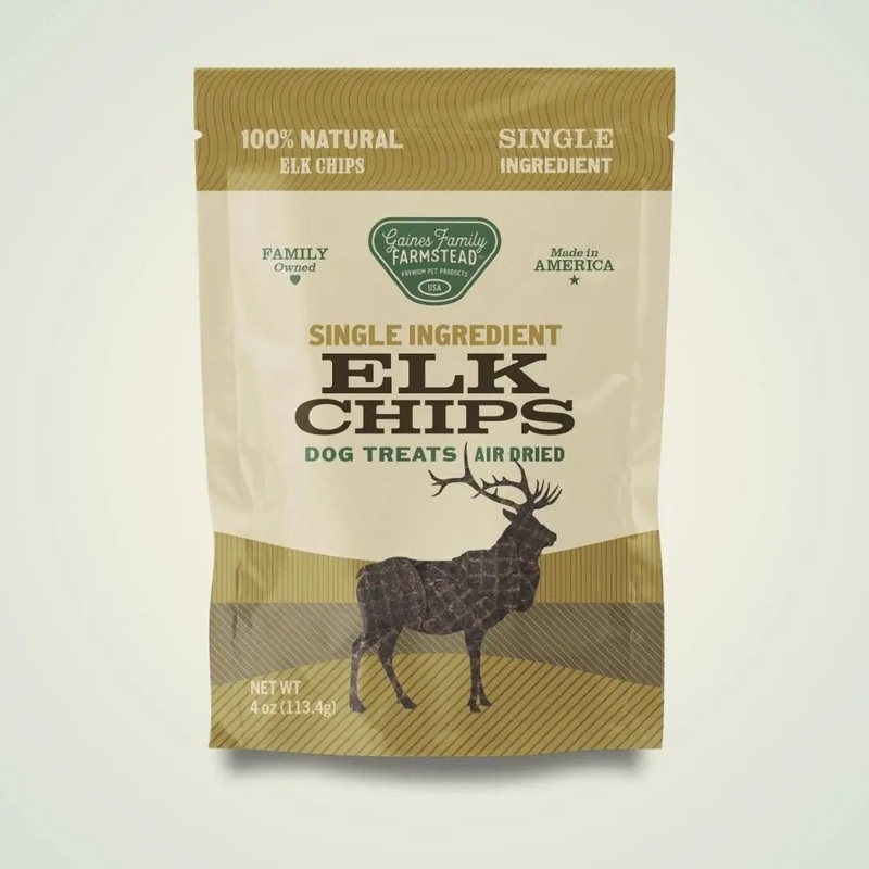 Gaines Family Farmstead Elk Chips Soft & Chewy Dog Treats 4oz