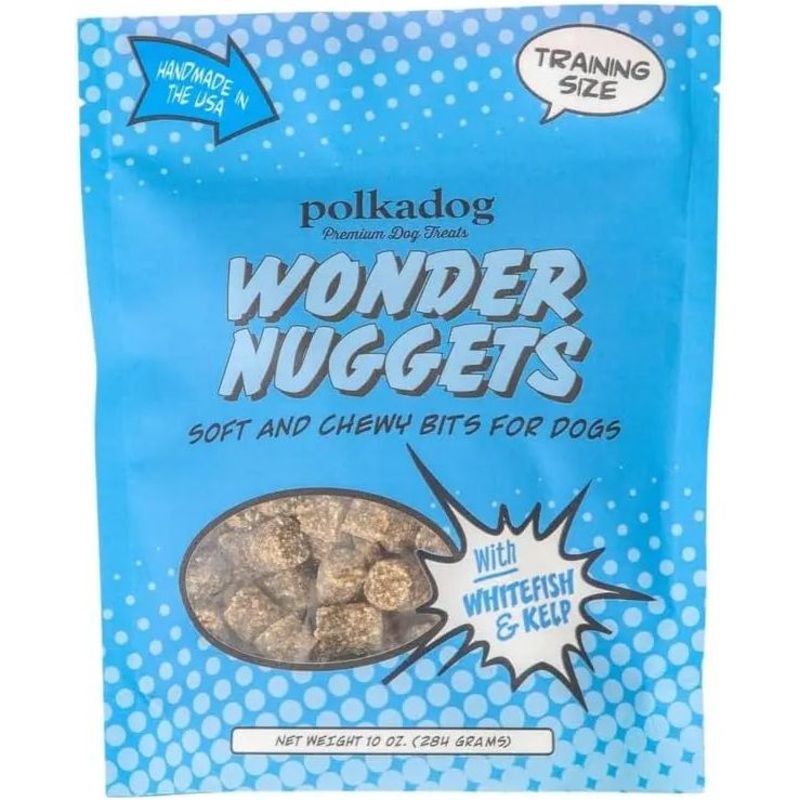 Polkadog Wonder Nuggets Whitefish & Kelp Soft & Chewy Dog Treats 10oz