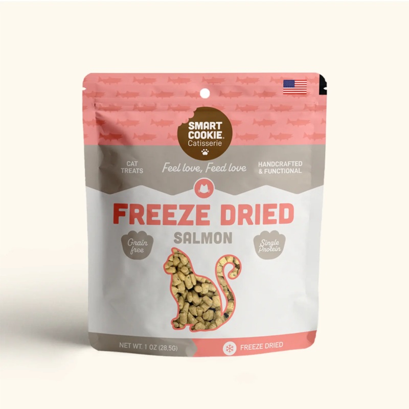 Smart Cookie Freeze-Dried Alaskan Salmon Cat Snacks