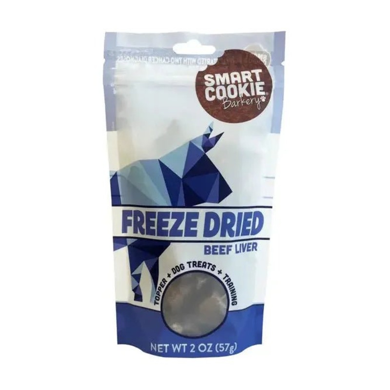 Smart Cookie Low-Calorie Freeze-Dried Liver Treats  Perfect for Training and Topping 2oz