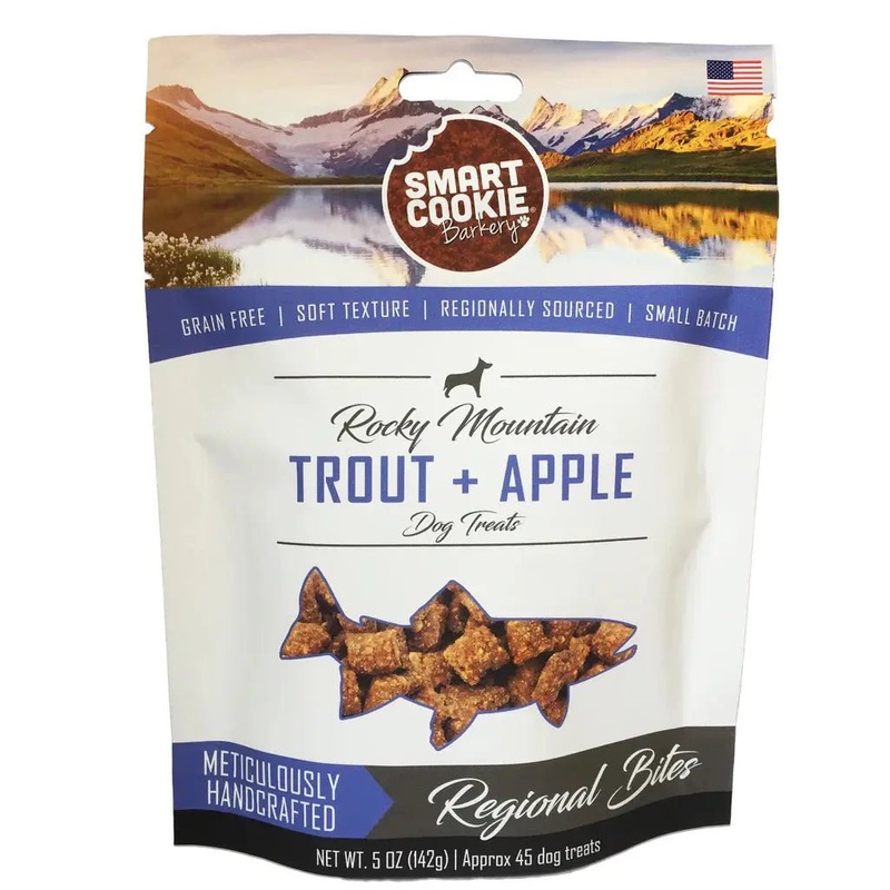 Smart Cookie Trout & Apple Grain-Free Hypoallergenic Dog Treats 5oz