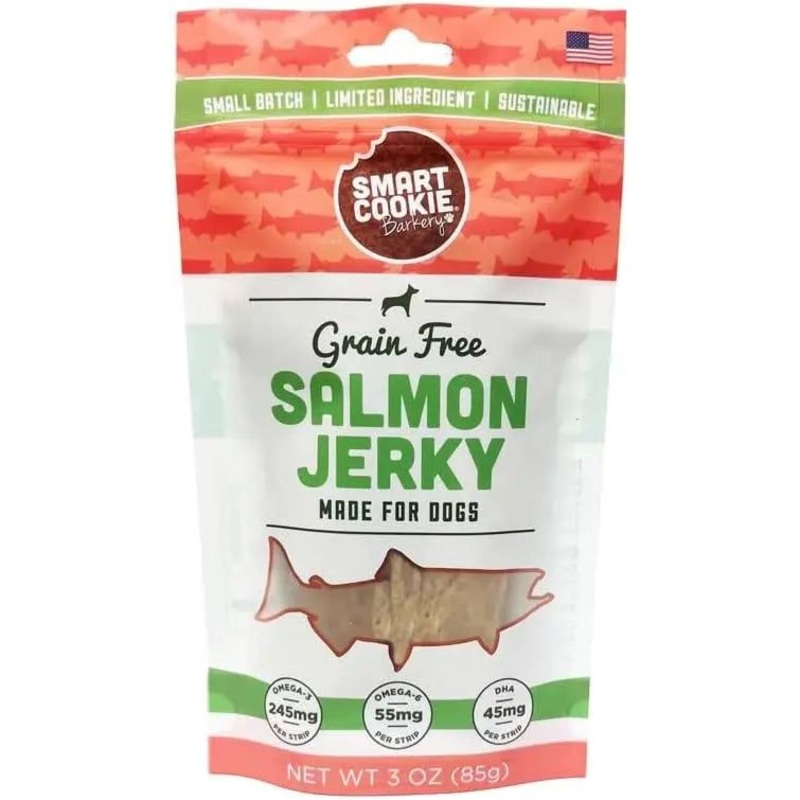 Smart Cookie Wild-Caught Salmon Jerky Treats for Dogs