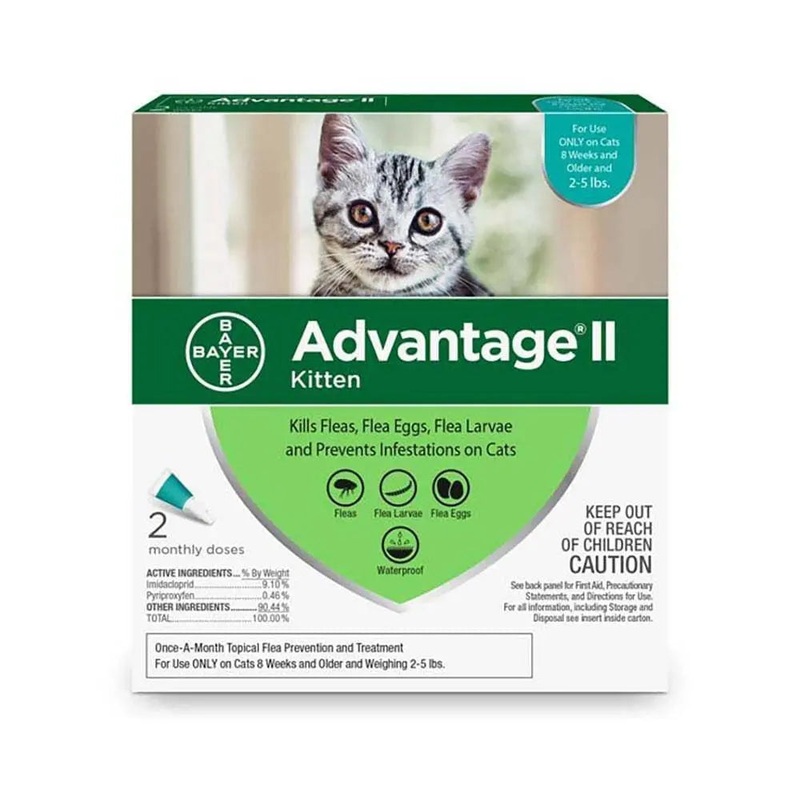 Advantage II Flea Treatment for Kitten 2 Dose