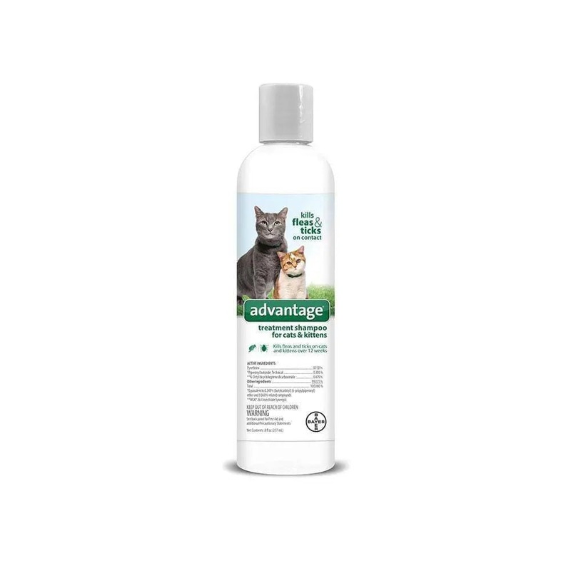 Advantage Treatment Shampoo for Cat & Kitten 8 Oz