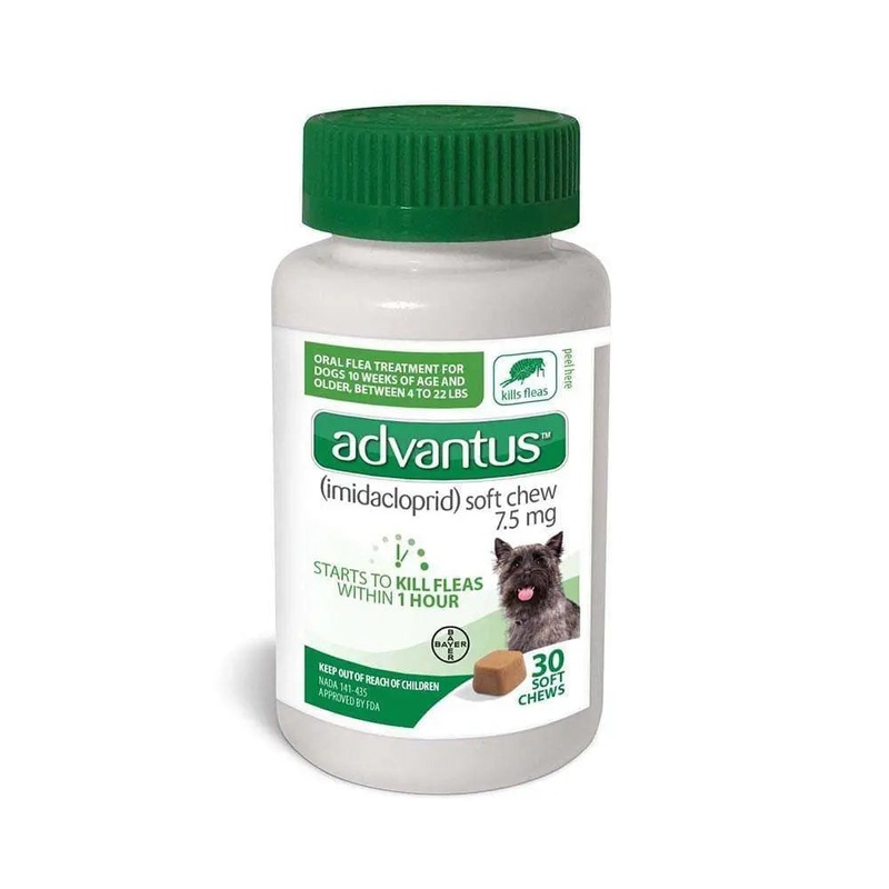 Advantus Soft Chews 7.5 mg for Small to Medium Dog 30 Count