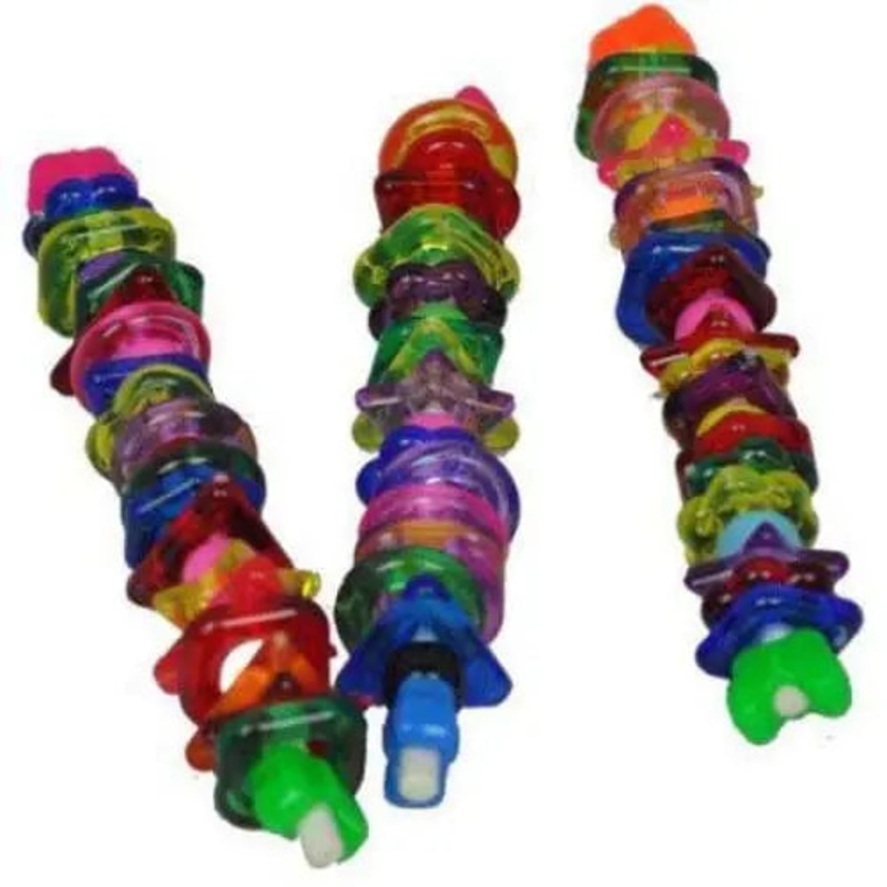 AE Cage Company Happy Beaks Acrylic Things and Lolly Pop Foot Toy