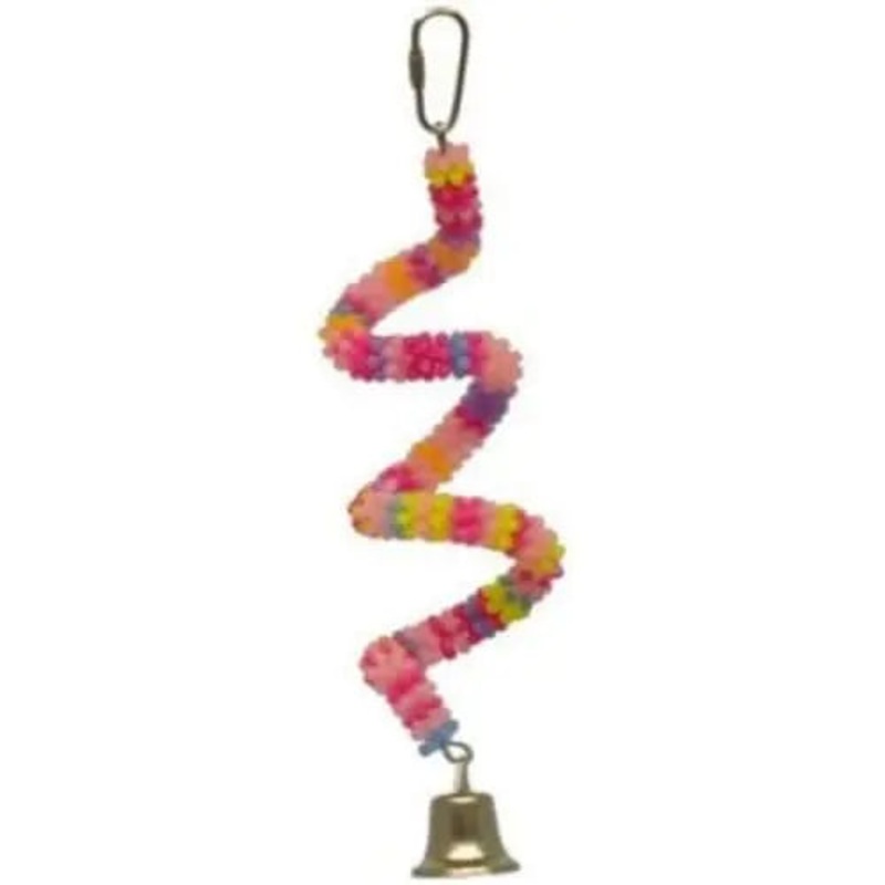 AE Cage Company Happy Beaks Plastic Boing Bird Toy Small