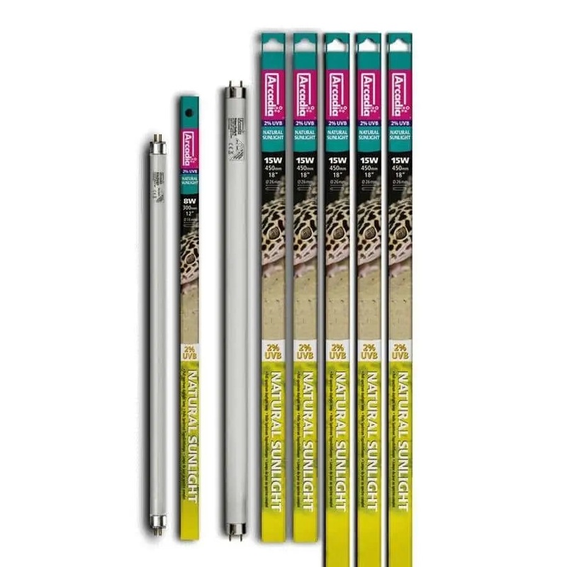 Arcadia UVB Bulbs T8 2% Natural Sunlight