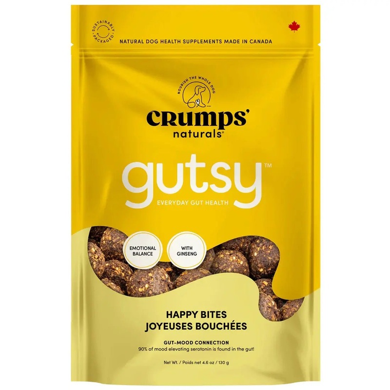Crumps Naturals Gutsy Happy Bites – Mood & Gut Health Dog Treats