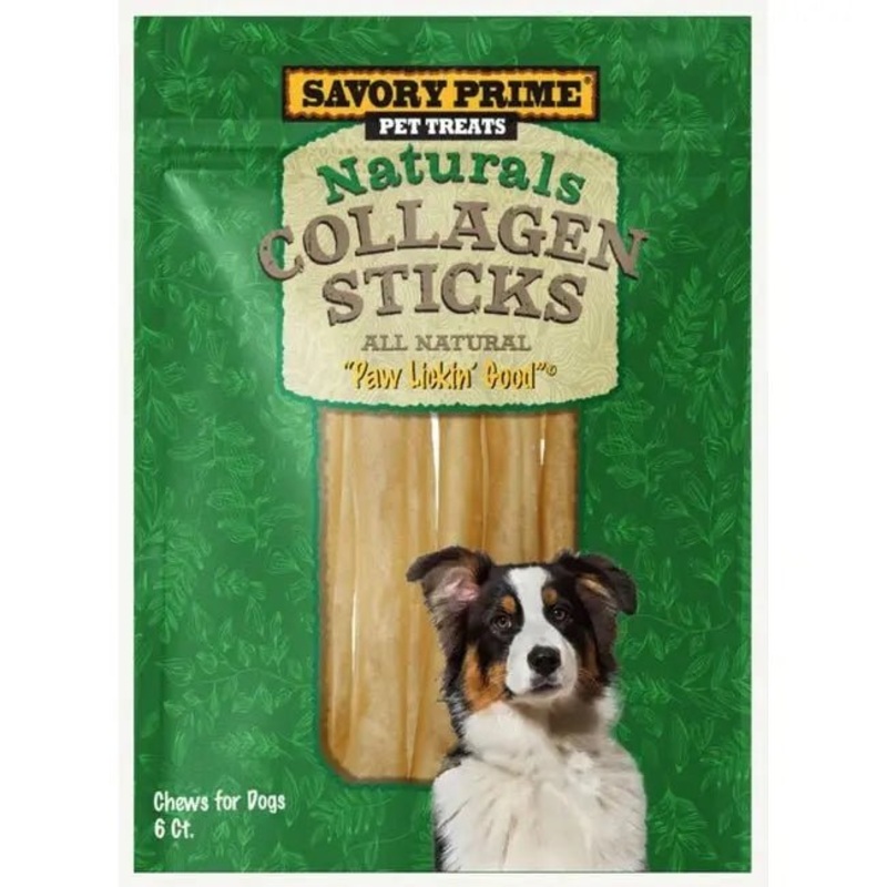 Savory Prime Naturals Collagen Sticks  Healthy, Tasty Treats for Your Dog