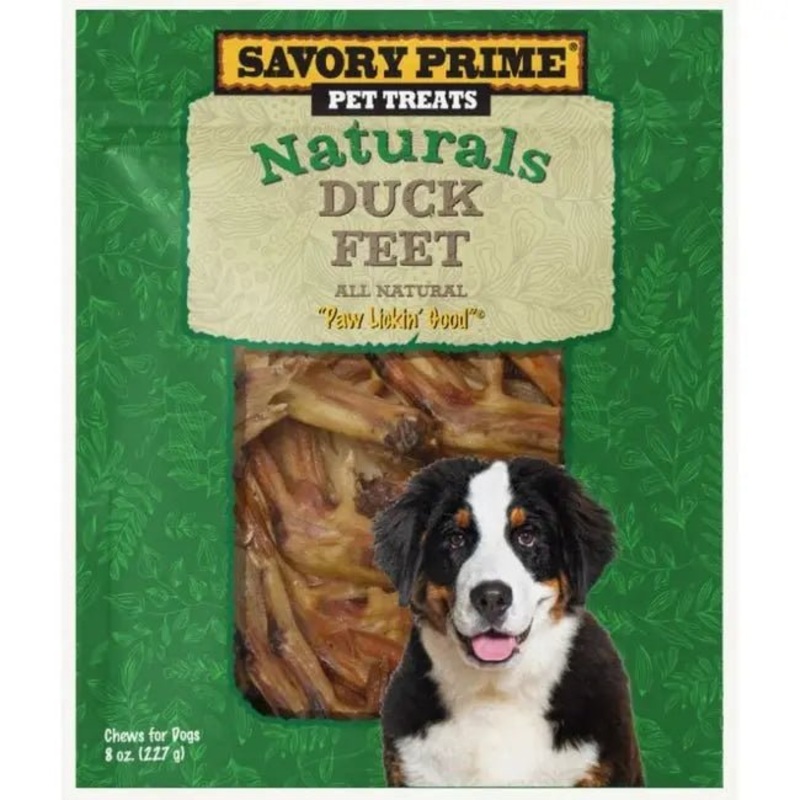 Savory Prime Naturals Duck Feet The Ultimate Chewing Treat for Your Dog  8 oz