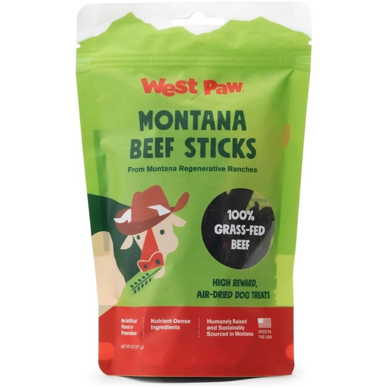 West Paw Montana Beef Sticks High-Protein Air-Dried Dog Treats
