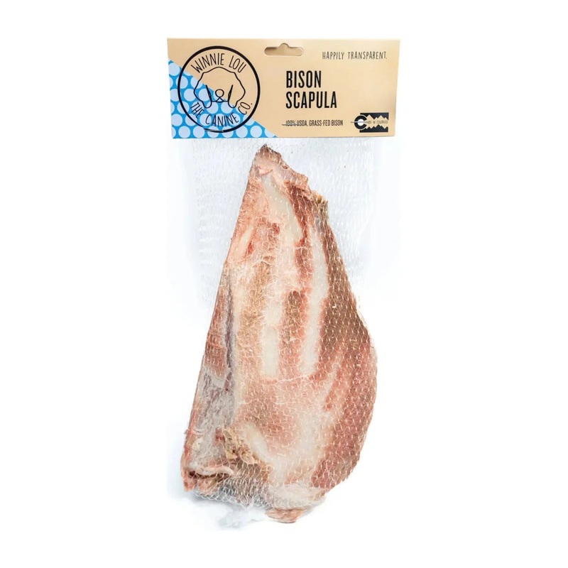 Winnie Lou Freeze-Dried Bison Scapula Chews  All-Natural Long-Lasting Treats