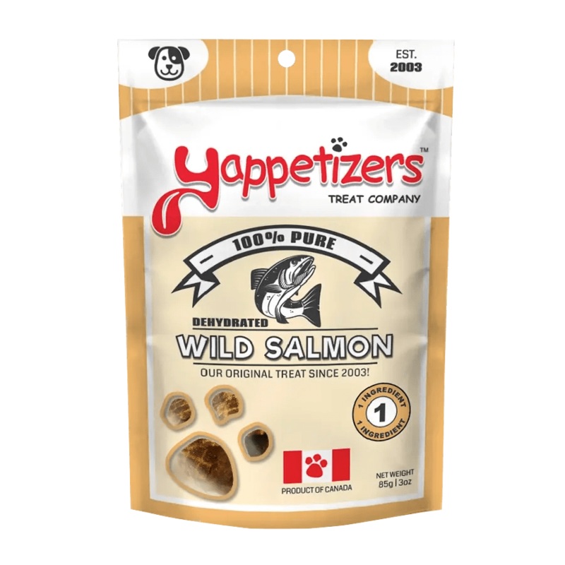 Yappetizers Dehydrated Wild Salmon Dog Treats 3 oz