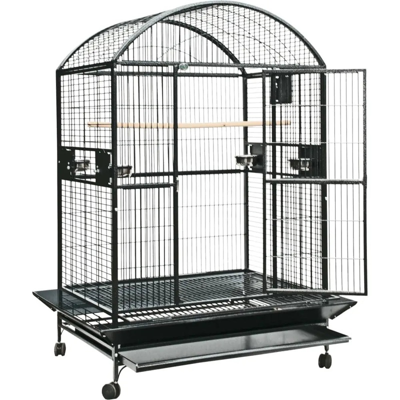 A&E Cage Company Dome Top Bird Cage with 1 Bar Spacing