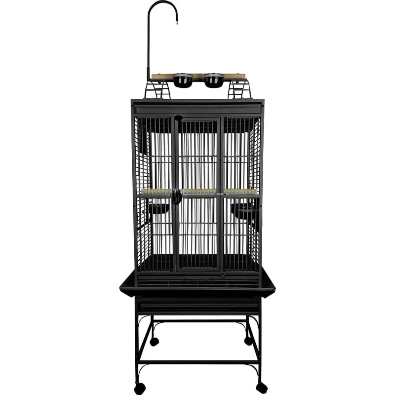 A & E Cages Play Top Bird Cage 24x22x62
