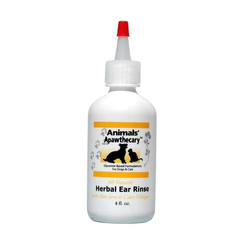 Animal Essentials Herbal Ear Rinse for Cat & Dog 4 Oz