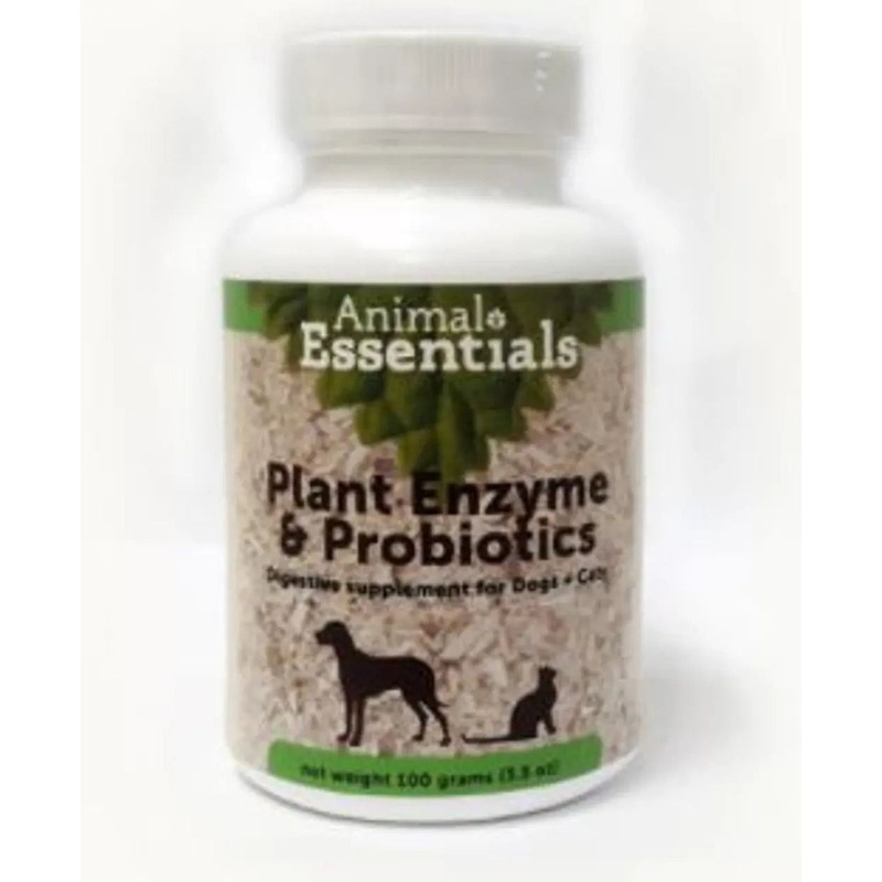 Animal Essentials Plant Enzyme & Probiotics Digestive Supplement for Cat & Dog
