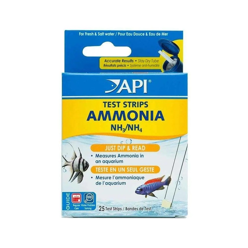 API Ammonia Aquarium Test Strips 25 Count