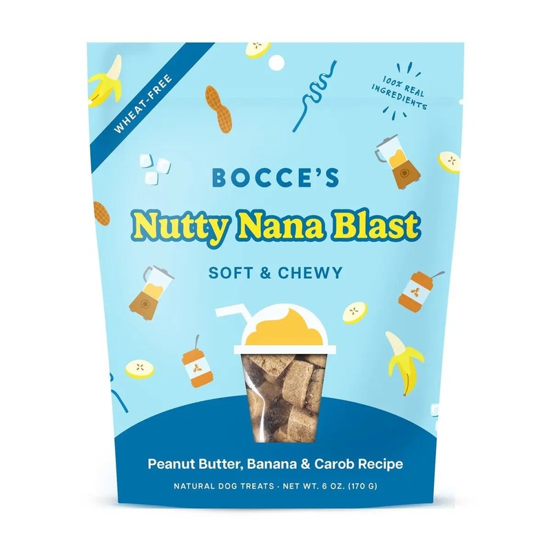 Bocce’s Bakery Nutty Nana Blast Soft & Chewy Dog Treats 6oz