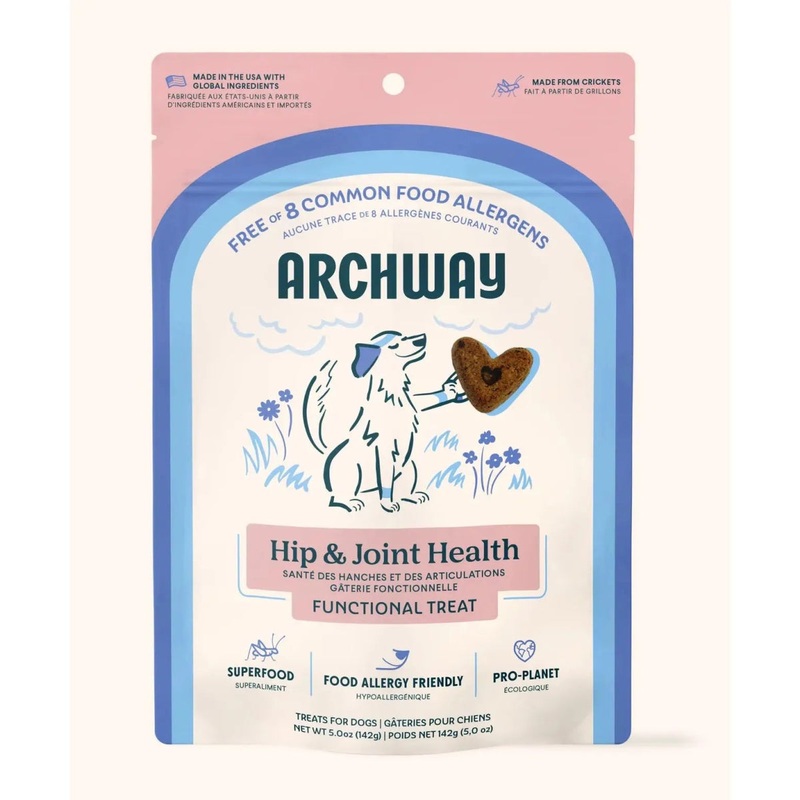 Archway Pet Natural Cricket-Based Hip & Joint Support for Dogs