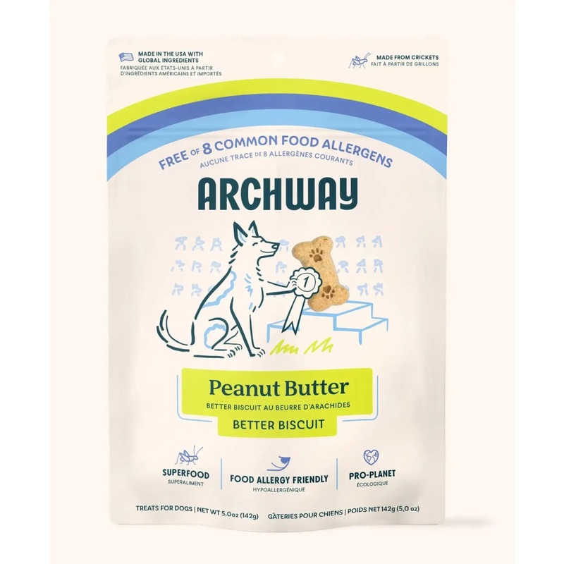 Archway Pet Peanut Butter Biscuits with Cricket Meal 5 oz
