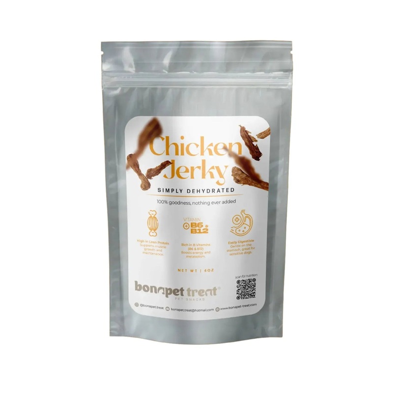 Bonapet All-Natural Chicken Jerky for Healthy Pets 5 oz