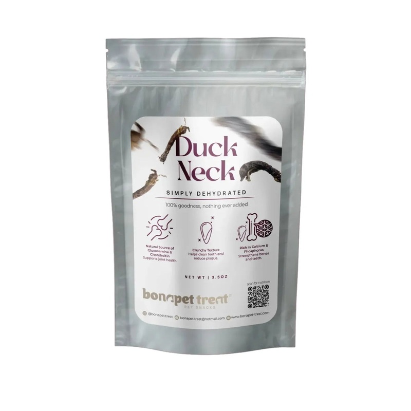 Bonapet Healthy Duck Neck – The Ultimate Dental Chew for Dogs